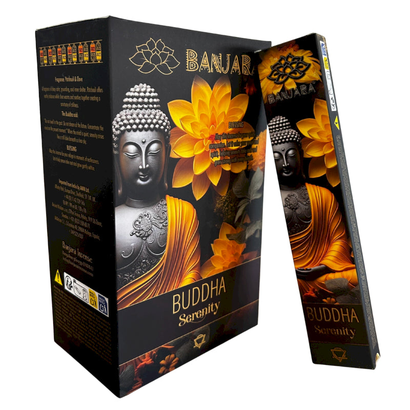 Banjara Buddha Bodhi Räucherstäbchen Packung mit 100% natürlichen Zutaten aus Indien