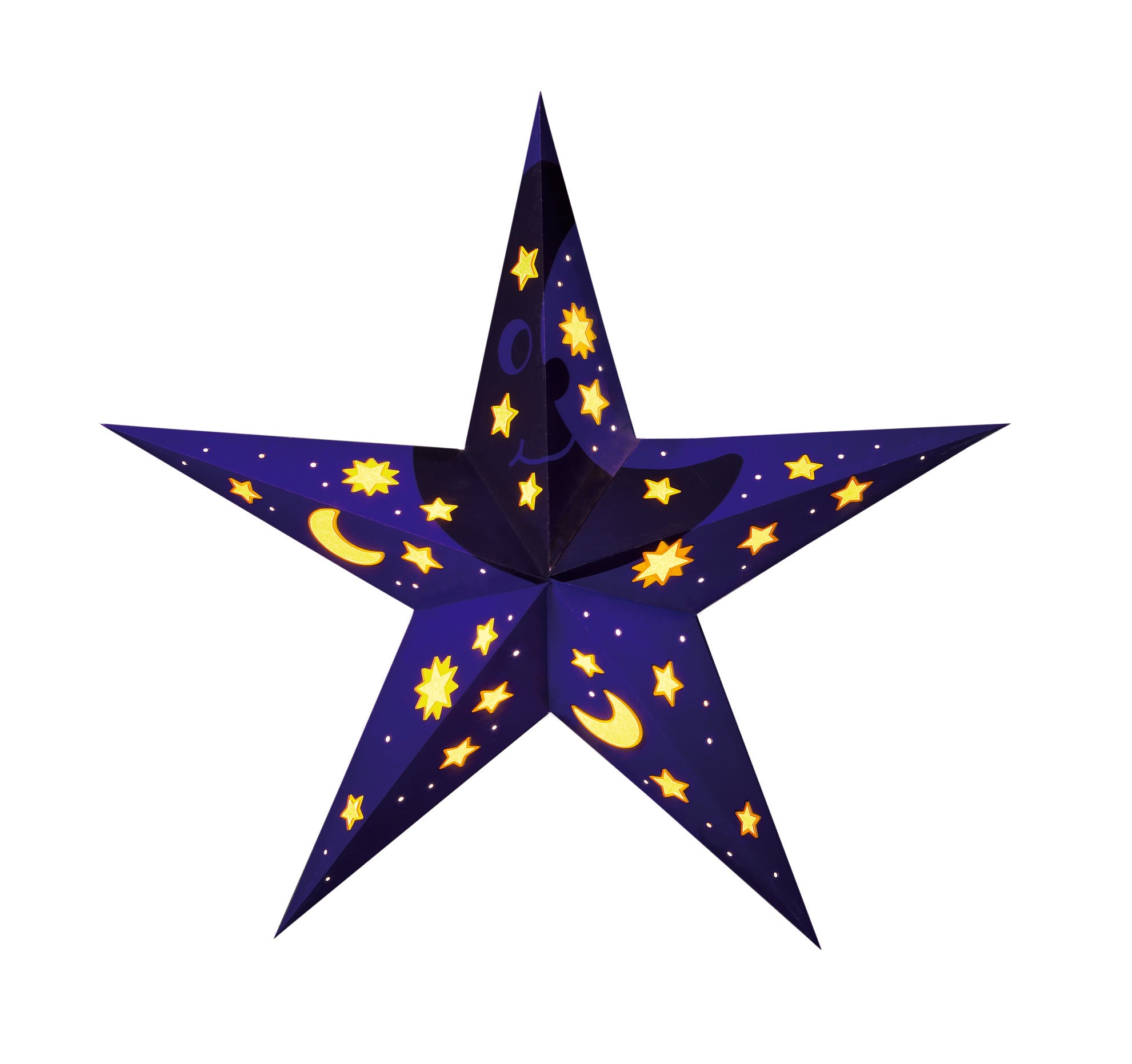 happy moon starlightz papierstern