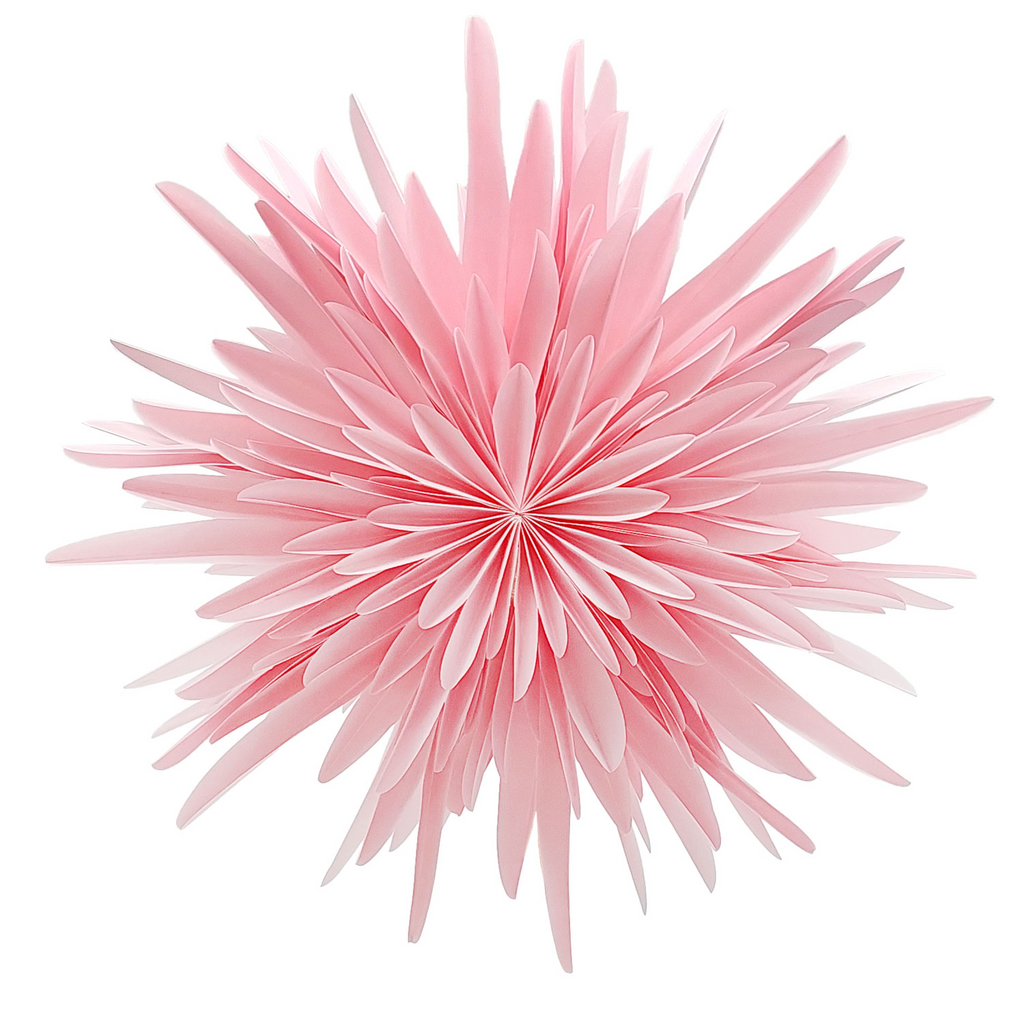 Bild 2: Stella Dalia rosa – Eleganter Lichtstern in Rosa, Detailansicht, shinypresents.de
