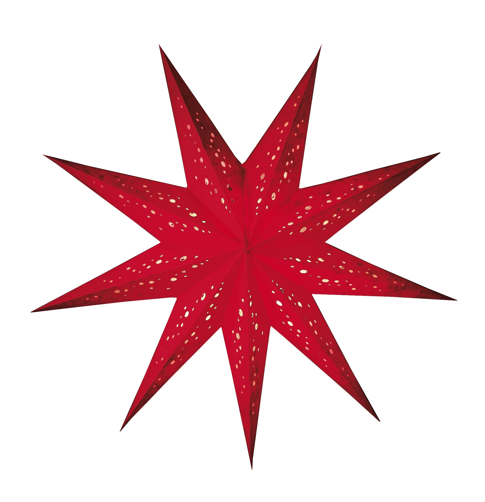 starlightz spumante red Leuchtstern 60cm - Handgefertigter roter Papierstern mit elegantem Design | shinypresents.de