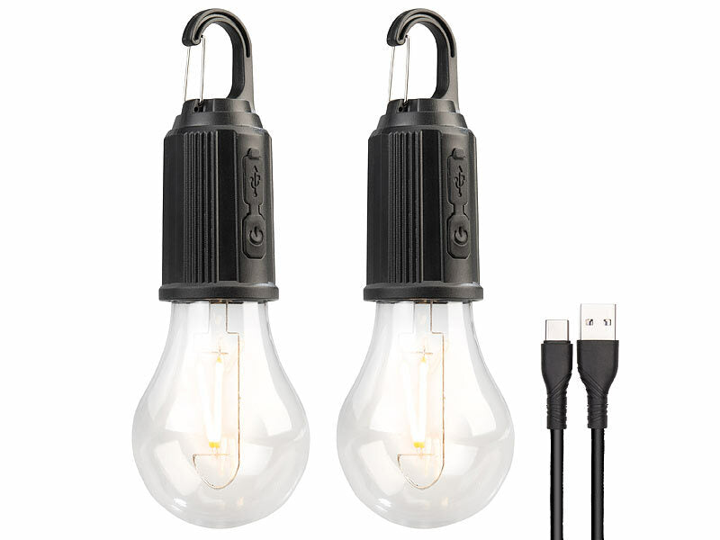 LED-Akku-Glühbirne, kabellose Vintage-Leuchte, wiederaufladbar, shinypresents.de
