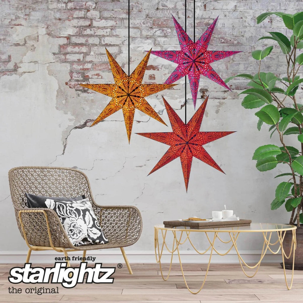 starlightz indira masala 60cm leuchtend - Atmosphärisches Licht durch hochwertiges Designpapier | shinypresents.de