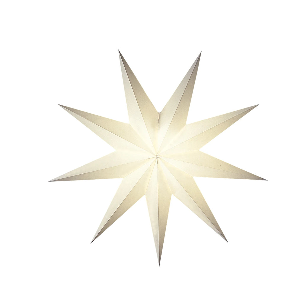 starlightz BABY spumante red Leuchtstern 45cm - Handgefertigter roter Papierstern in kompakter Größe | shinypresents.de