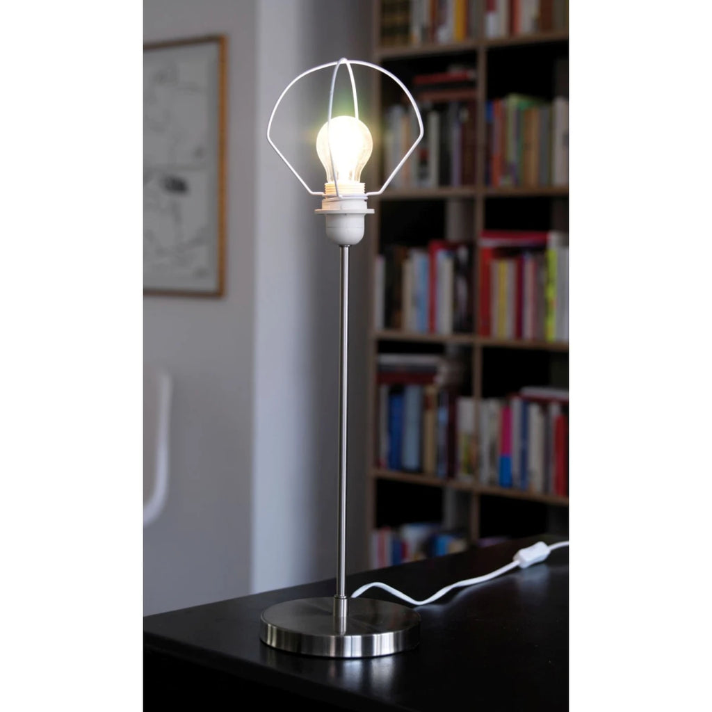 starlightz Lampenfuß M Detailansicht - Hochwertiger Edelstahl mit gebürsteter Oberfläche | shinypresents.de