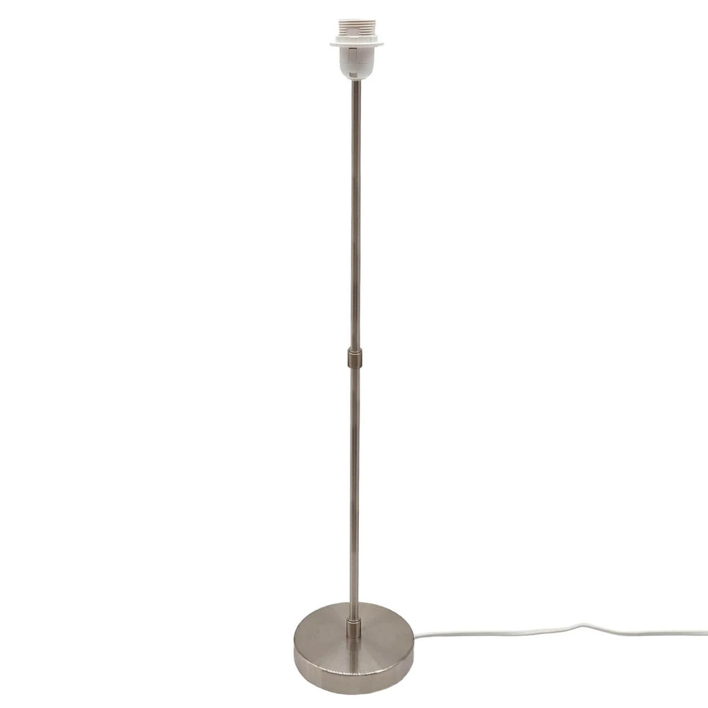 starlightz table stand Lampenfuß XL Edelstahl gebürstet - Eleganter Standleuchten-Fuß für große Papiersterne | shinypresents.de