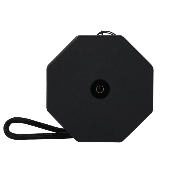 Mini Hexagon Twist Lampe Schiefer Schwarz, elegante Wanddeko, Gingko Design, shinypresents.de
